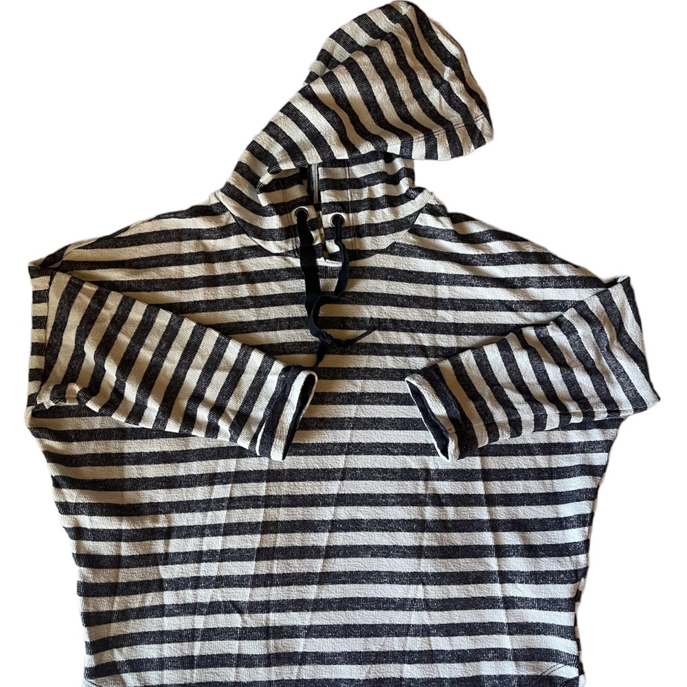 Forever 21, Size Small Splendid Striped Crop Pullover Hoodie,